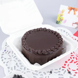 Mini Chocolate Round Shape Cake 300 Gm