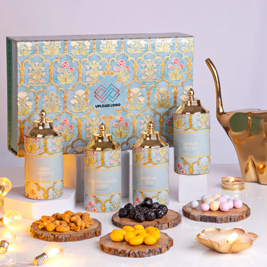 Traditional Motif DryFruit Diwali Hamper