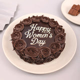 Womens Day Chocolate Rose Cake