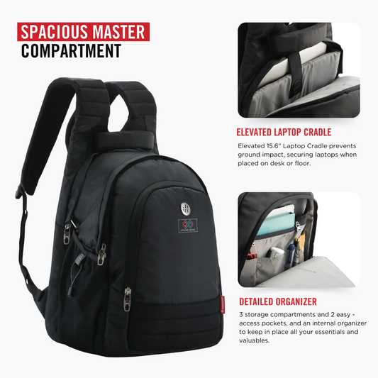 Tornado 15.6 inch Office Laptop Backpacks (34 Ltr)