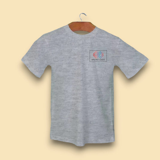 Premium Bio-wash Round Neck T-shirt with Logo