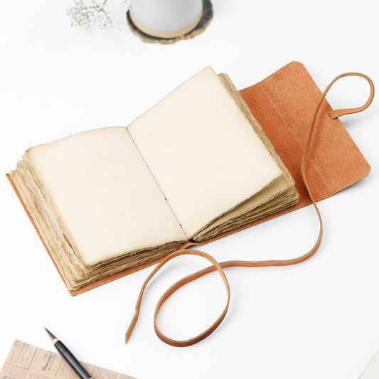 Eco-Friendly Classic Browth Leather Journal