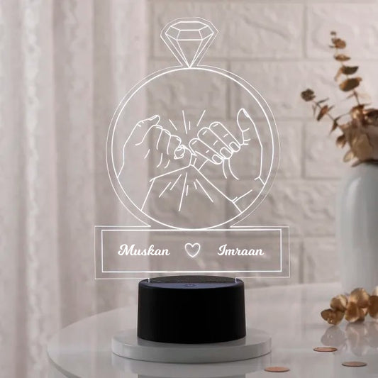 Forever Personalized LED Lamp